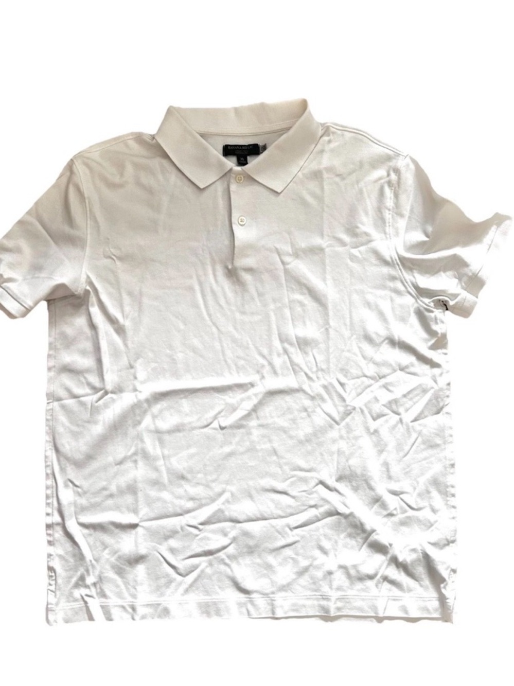 Banana Republic men’s casual White Polo Shirt